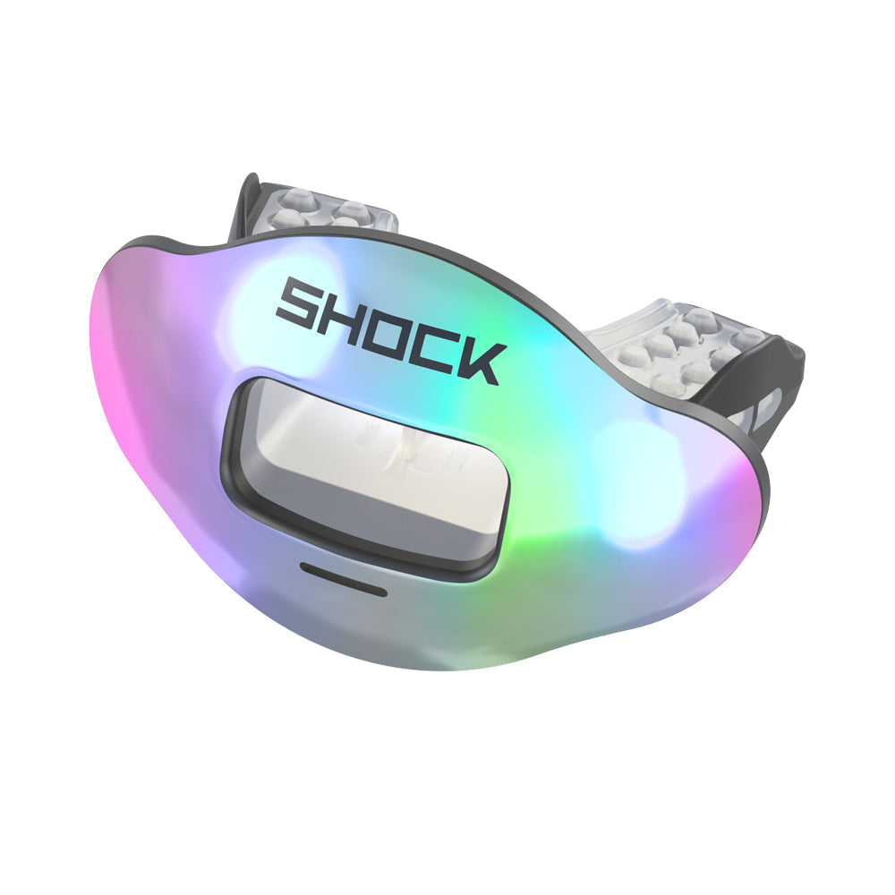 Max AirFlow Football Mouthguard - Chrome Iridescent