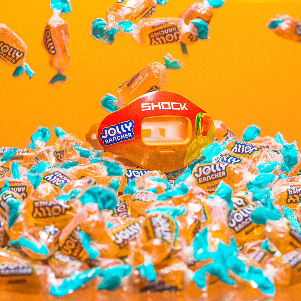 Max AirFlow Football Mouthguard - Jolly Rancher Mango