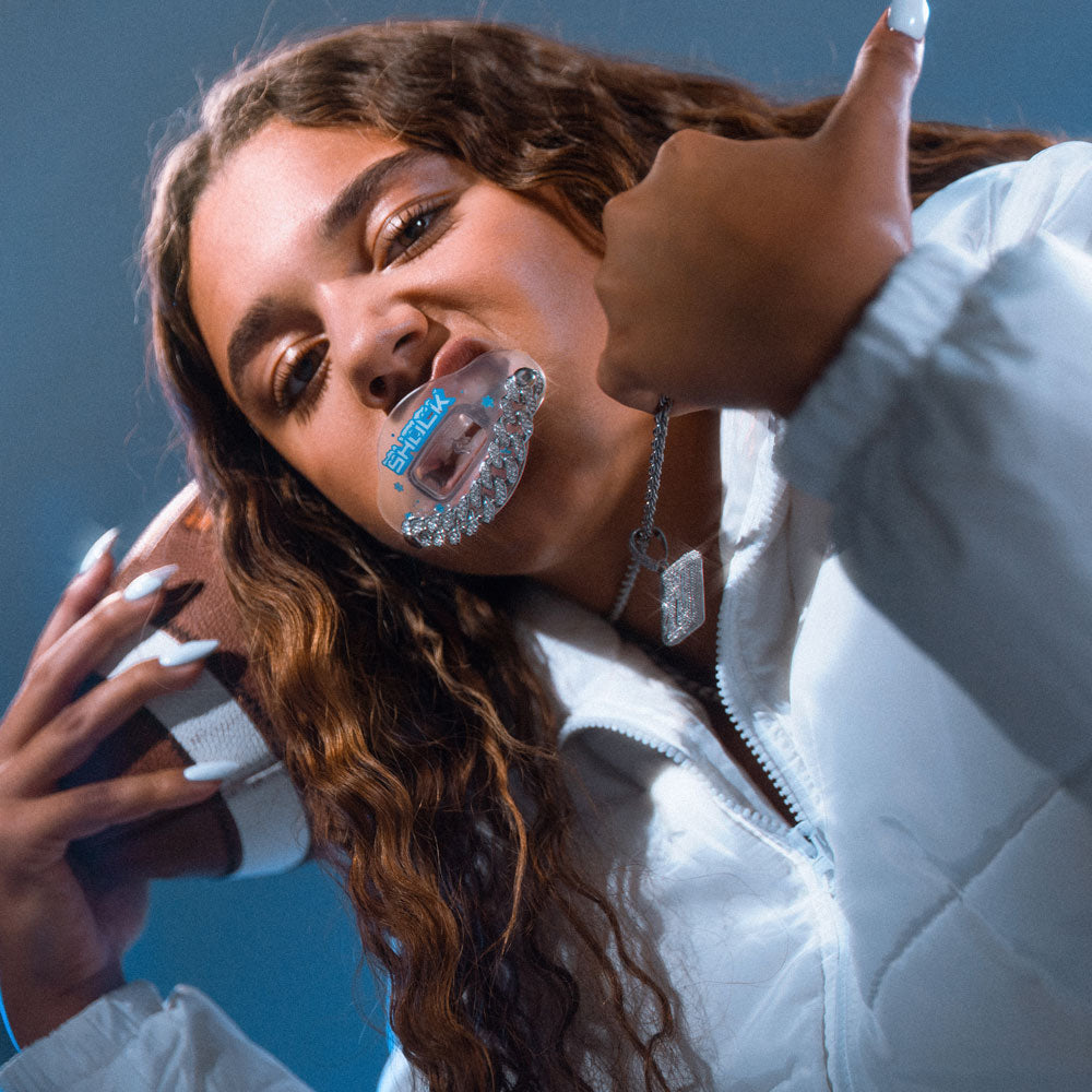 Max AirFlow Football Mouthguard - Ice Clear