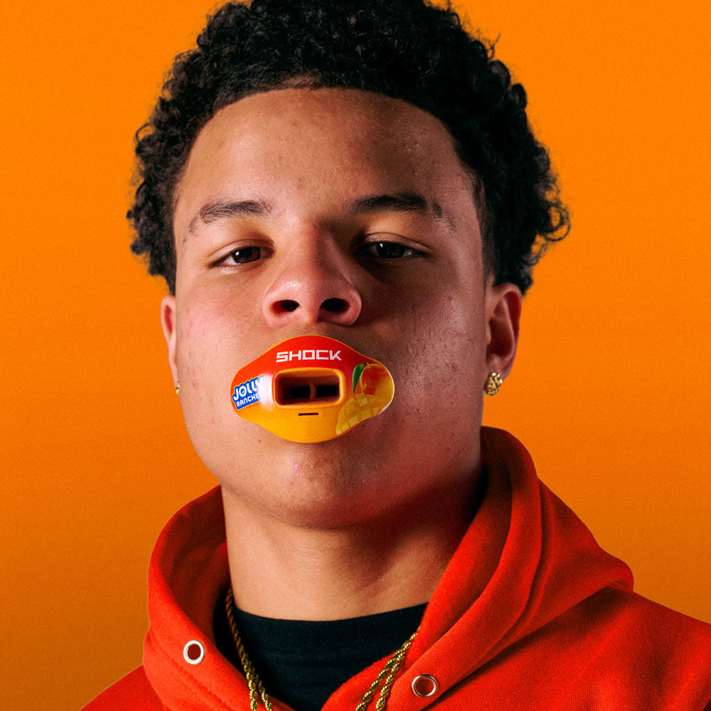 Max AirFlow Football Mouthguard - Jolly Rancher Mango