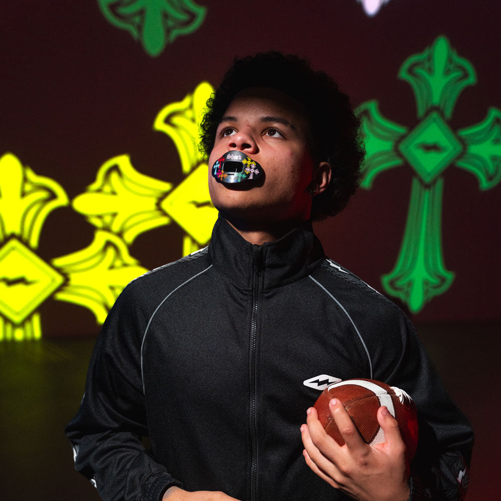 Max AirFlow Football Mouthguard - Black Divine Drip