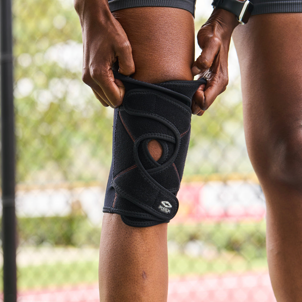 Knee Wrap Compression Support - Black