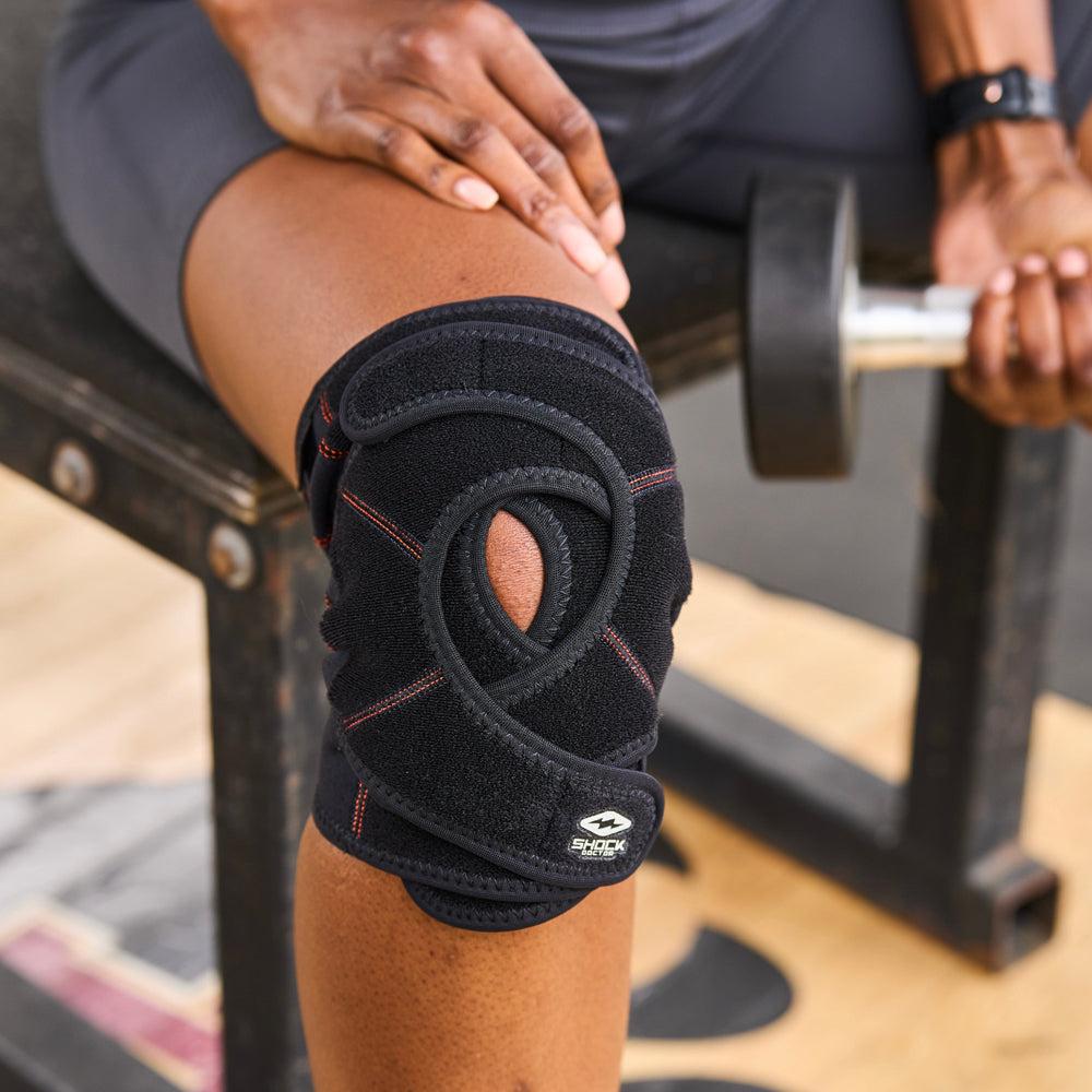 Knee Wrap Compression Support - Black
