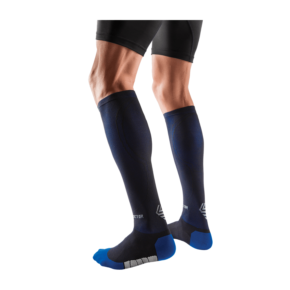 Recovery Compression Socks - Black / Alt Blue