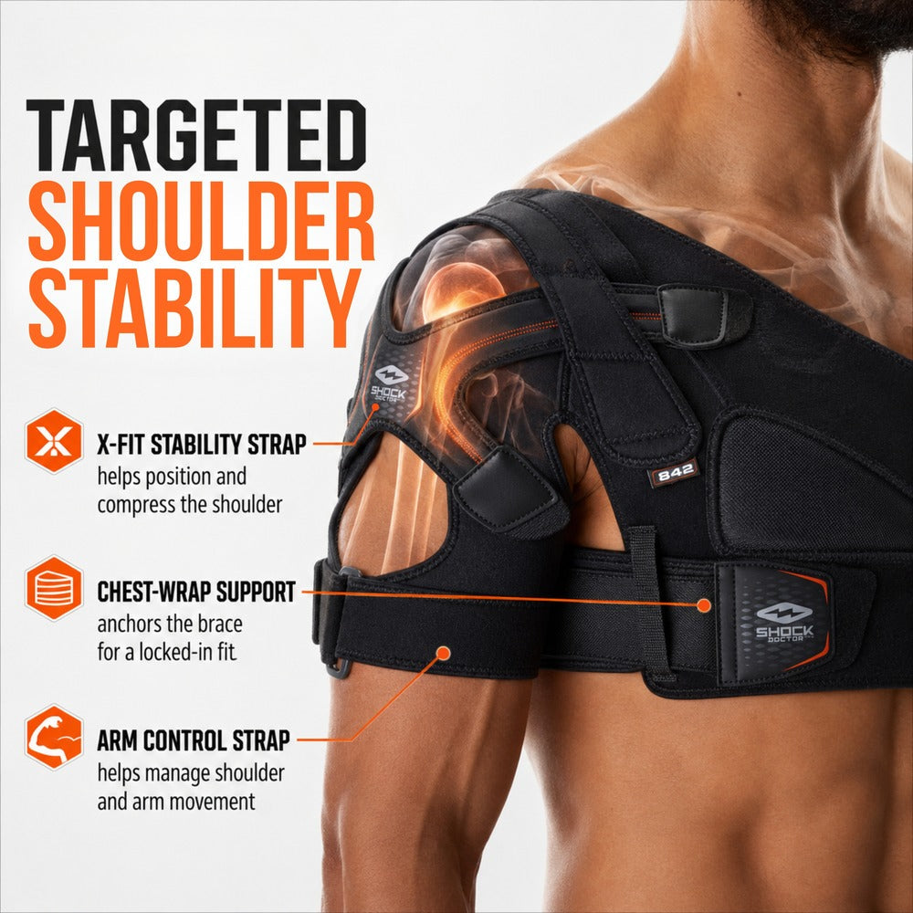 Shoulder Support Brace - Black